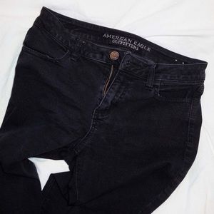American Eagle Cigarette High Waisted Jean